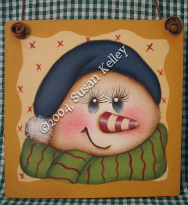 Snowman Square ePattern #012004