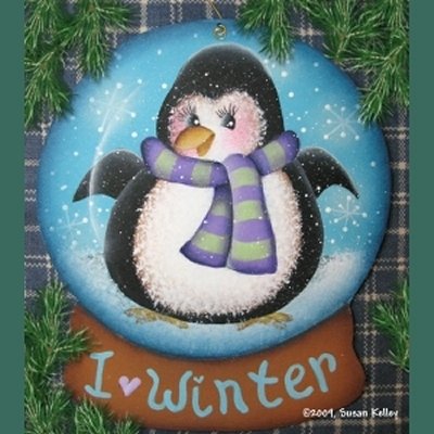Penguin Snow Globe ePattern #242009