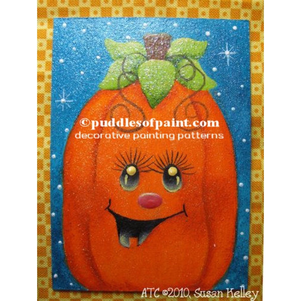 ATC Glitter Pumpkin ePacket