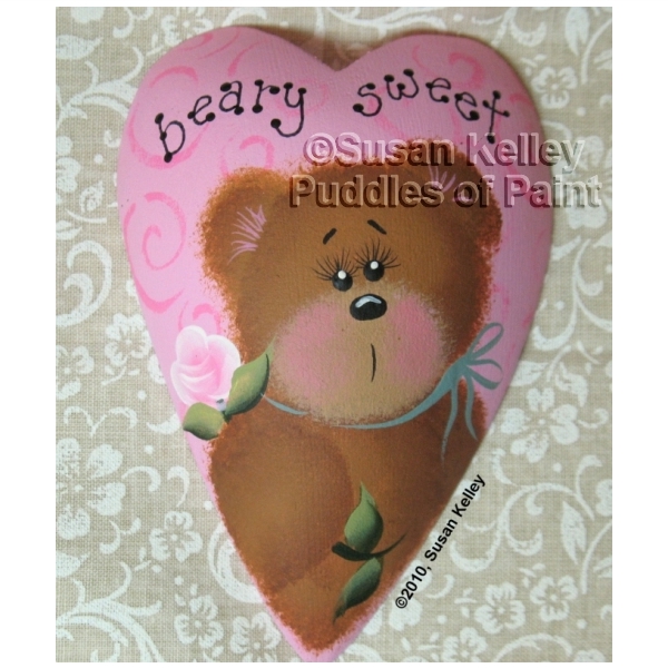 Beary Sweet Heart Pin ePacket