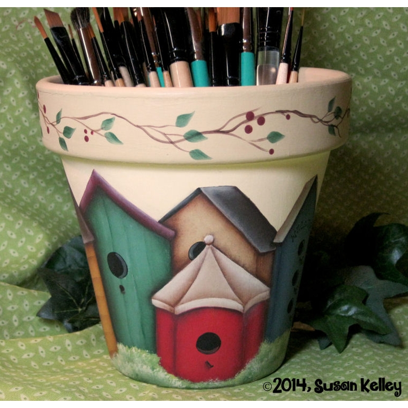 Birdhouse Flower Pot Video Class