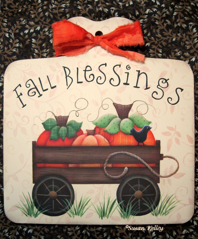 Fall Blessings Plaque ePacket