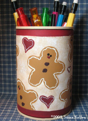 Gingerbread Pencil Can ePacket