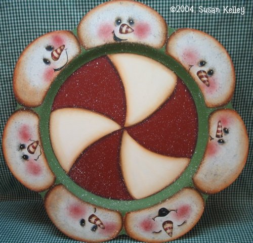 Peppermint Snowman Tray ePacket
