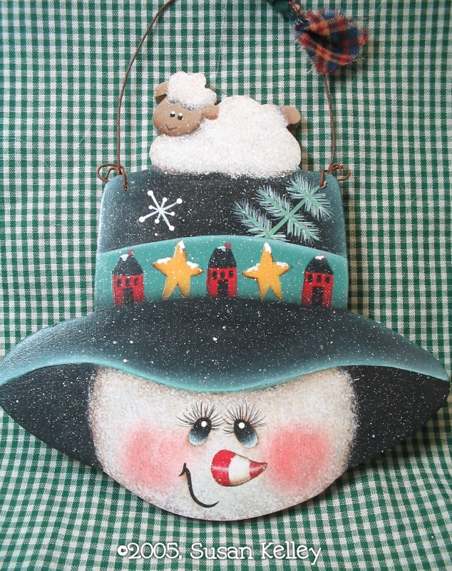 Saltbox Sam & Lamb Ornament