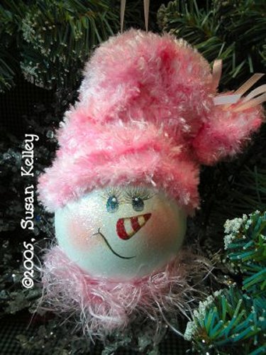 Shabby Snowlady Ornament ePacket