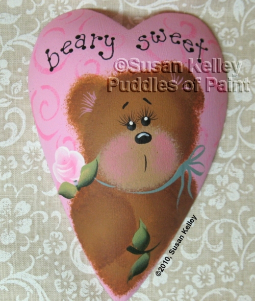 Beary Sweet Heart Pin Video Class