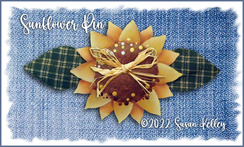Sunflower Pin ePacket