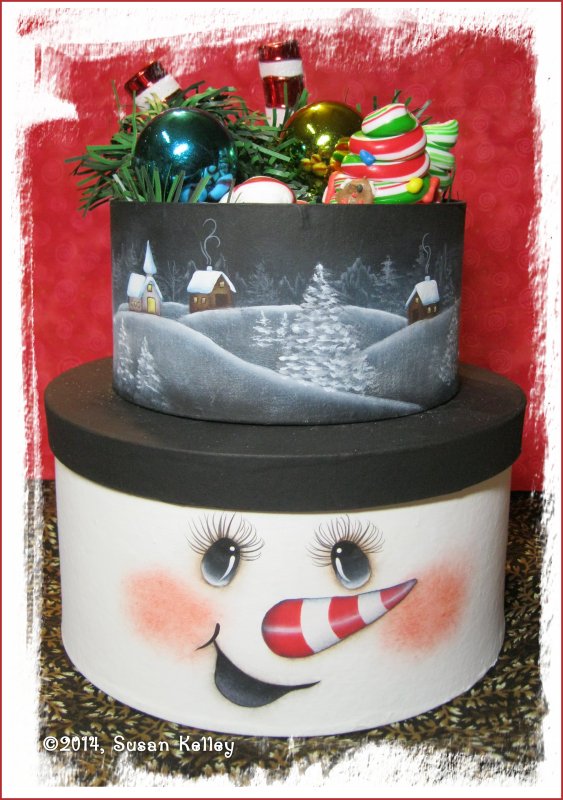 Winter Scene Snowman - ePacket